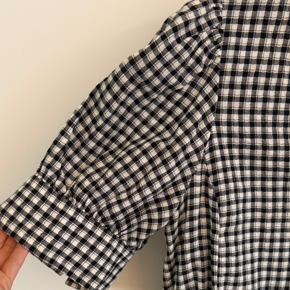 Madewell Checkered Button-Down Blouse - image 4